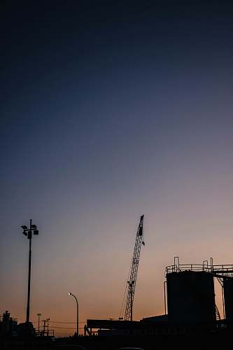 outdoors silhouette photography of buildings grey