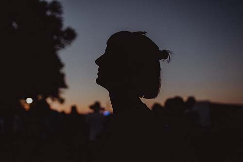 germany silhouette photography of woman flare