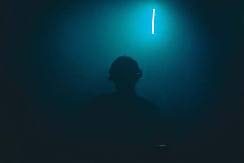 man silhoutte of persion male