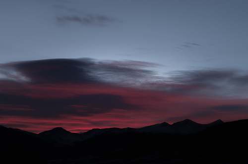 dusk  sky