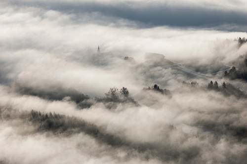 fog photo of fog on mountain foggy