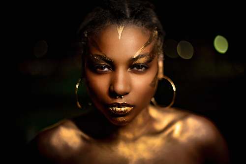 person close-up photography of woman face people