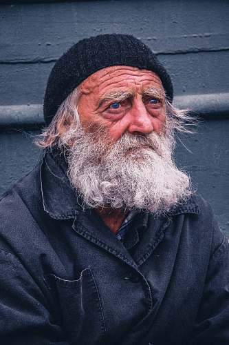 people man in black beanie hat and black button-up jacket person