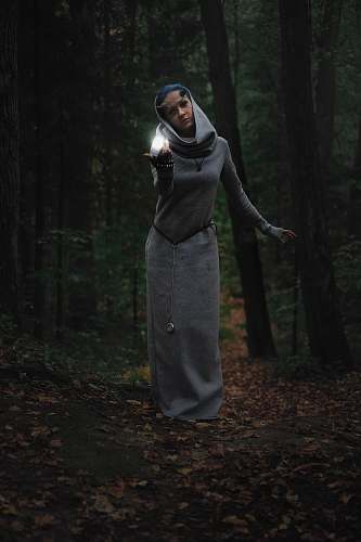 people woman wearing long dress person