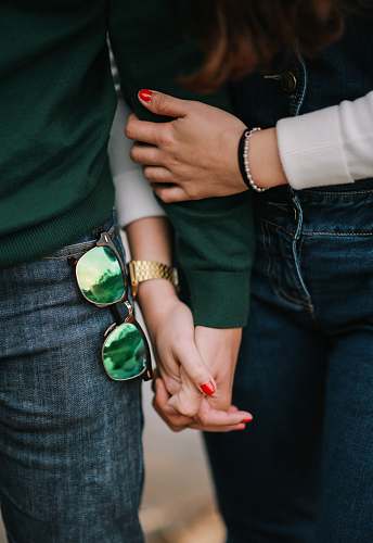 human man and woman holding hands person