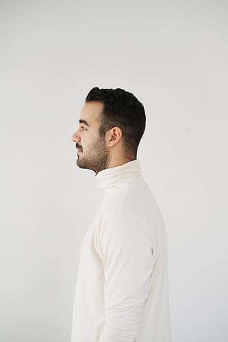 human man wearing white top person
