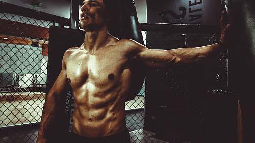 person man's face fitness