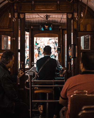 person people sitting in vehicle human