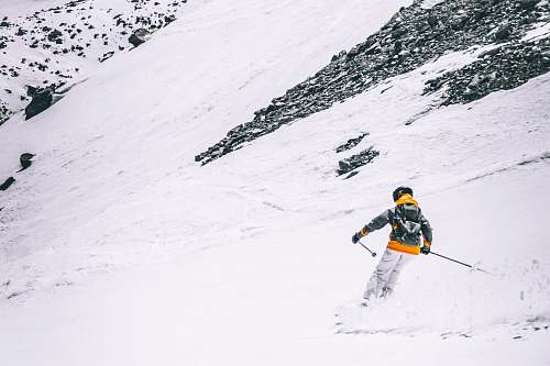 person person skiing on snow at daytime skiing