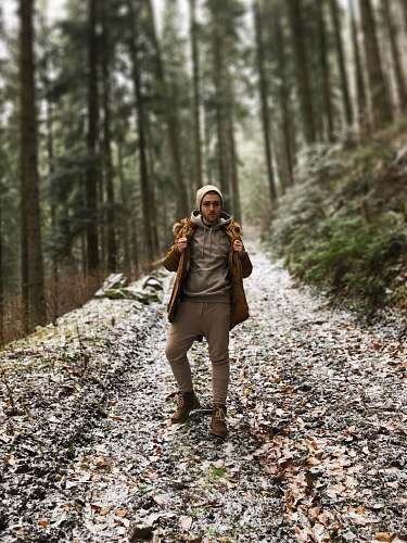 person selective focus photography of man on forest human