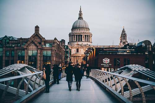 person St. Paul's Cathedral london