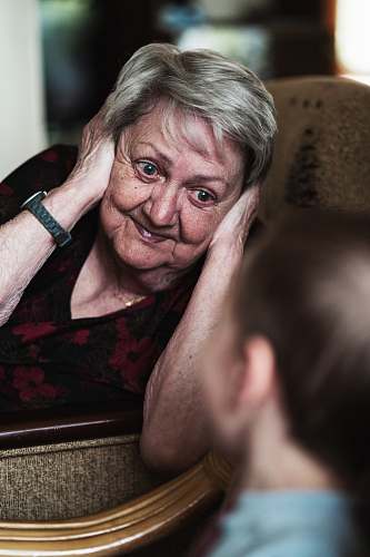 human woman covering her ears photo person