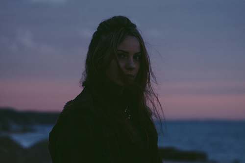 human woman near on body of water person