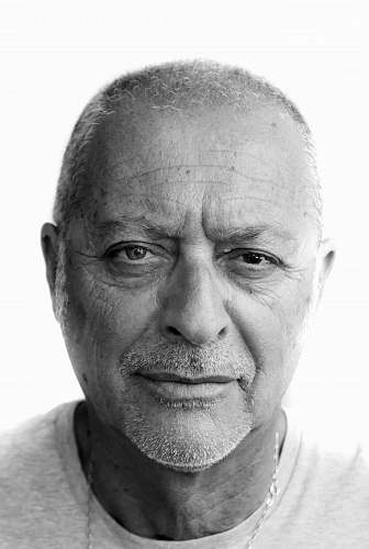 black-and-white grayscale photography of man portrait
