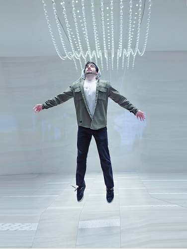 human man jumping midair people