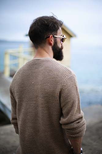 human man standing on hill people