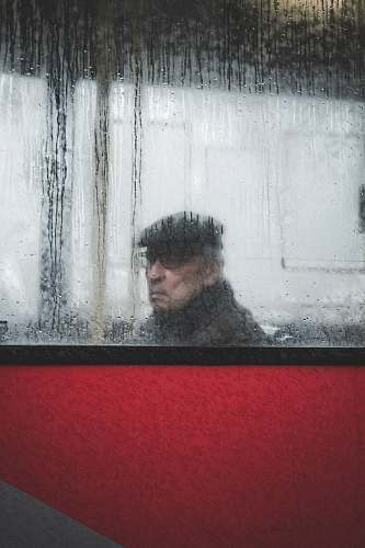 people man wearing black flat cap human