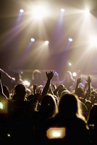 human people watching concert people