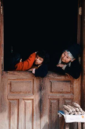 people woman and girl inside room during daytime human