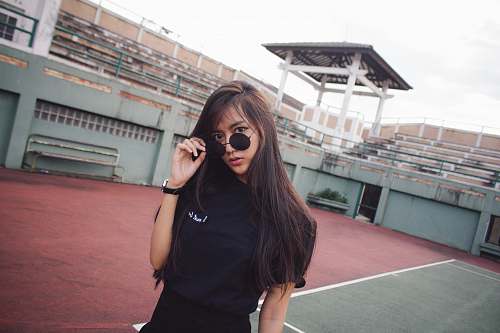 people woman wearing sunglasses human