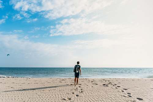 clothing man at beach shorts