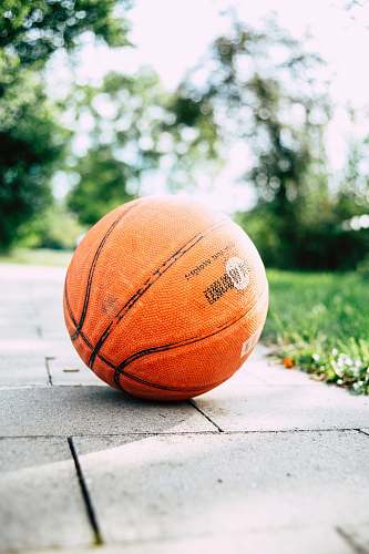 sphere close-up of basketblal streetbasketball