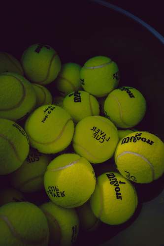sport tennis ball lot tennis