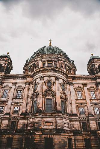 architecture brown concrete building dome