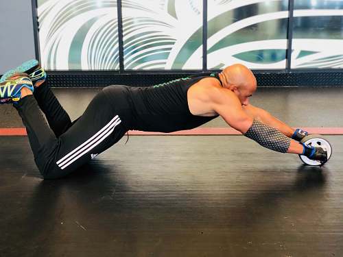 human man doing fitness exercise person