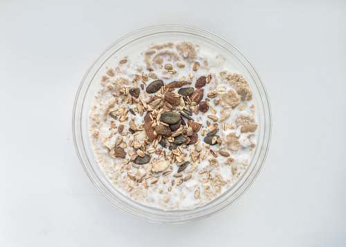 breakfast oatmeal with milk oatmeal