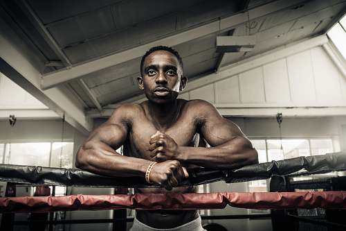 people man on boxing ring person