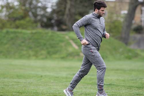 person unknown celebrity running outdoors fitness
