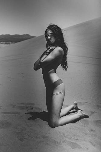 clothing grayscale photo of woman in bikini black-and-white