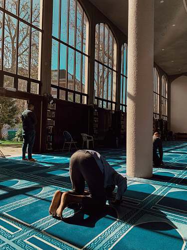 human man inside temple flooring