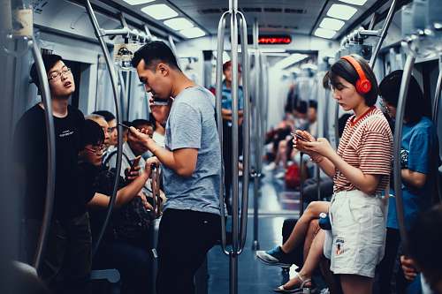human people inside train 人文