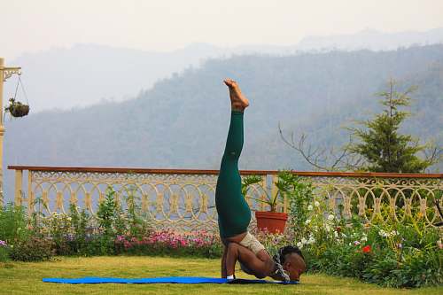 human woman doing fitness exercise exercise