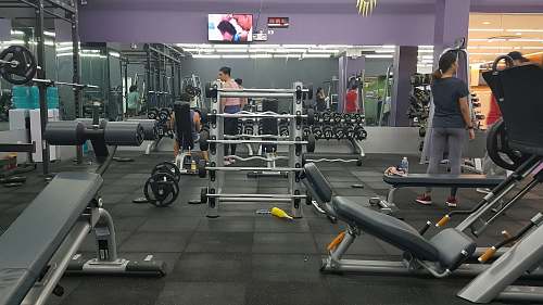 human people in gym exercising person