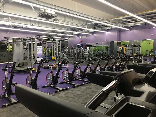 sport black stationary bike fitness