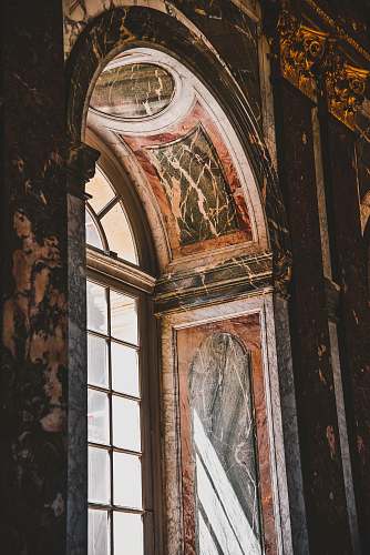 building black and brown window architecture